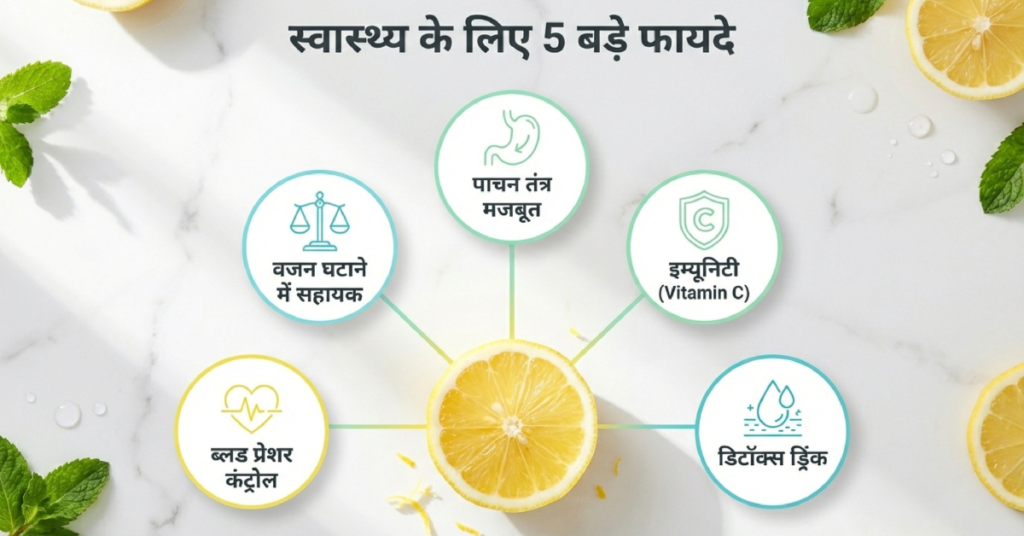 नींबू पानी पीने के फायदे: