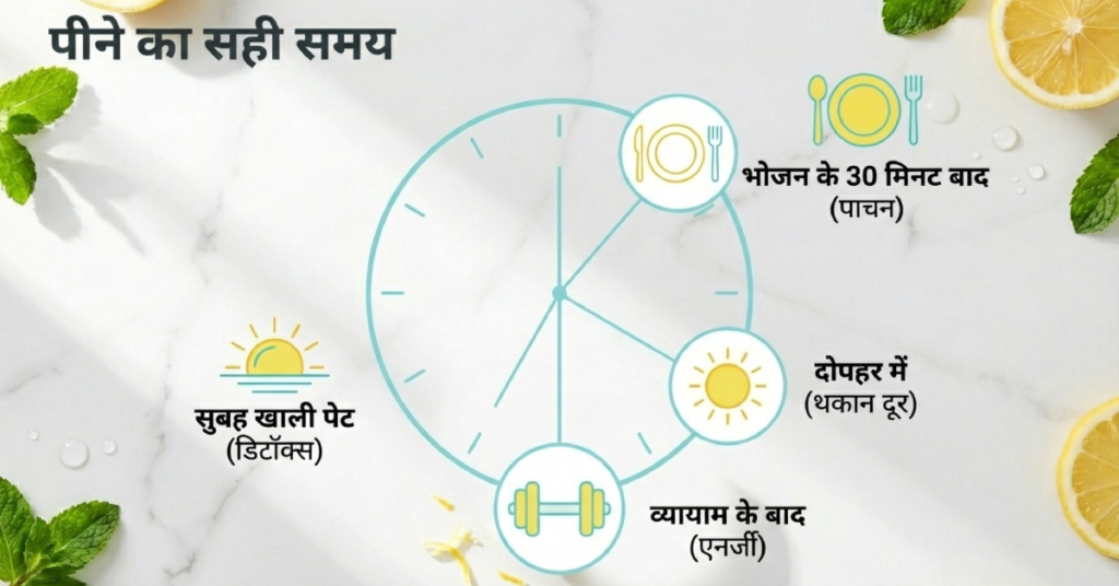 नींबू पानी कब और कैसे पीना चाहिए?