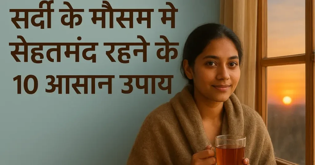 सर्दी के मौसम में सेहतमंद रहने के उपाय